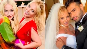 El matrimonio de Britney Spears: se besó con Madonna, cantaron Vogue con Selena Gómez y Paris Hilton y usó tres vestidos Versace