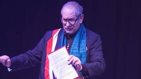 La "despeiná" de Pedro Engel anoche en su debut como comediante