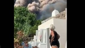 Impactantes registros: explosión de volcán en Italia deja un excursionista muerto