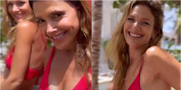 Carolina Arregui y Mayte Rodríguez protagonizaron coqueta sesión de fotos a lo Guardianes de la bahía