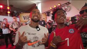 Probando pastel de choclo: El encuentro entre Speed y Arturo Vidal en el bar Victoria
