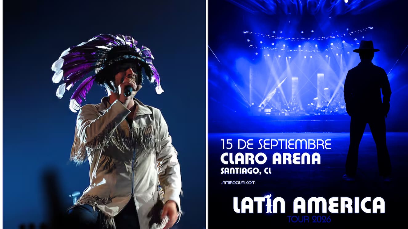 Jamiroquai volverá a Chile con un concierto en el Claro Arena justo antes de las Fiestas Patrias