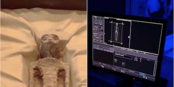 “Extraterrestre” habría estado embarazada: le hicieron tomografías y rayos X a los supuestos cuerpos no humanos