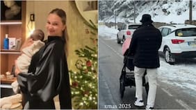 “La vida cambia”: Pareja de Alexis Sánchez compartió tiernos registros junto a su bebé en Navidad