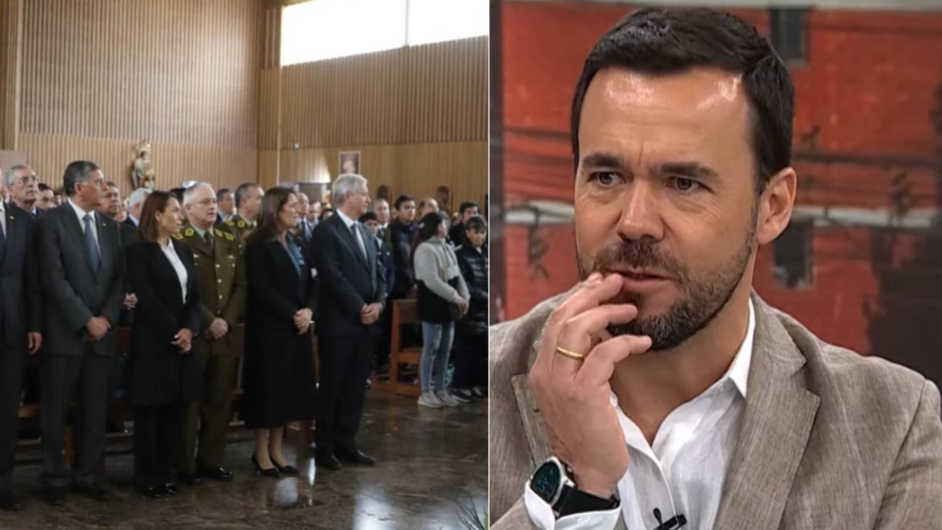 “¿Qué relación tiene? ¿Por qué va a estar ahí?“: sorpresa en matinal de CHV ante ”polémico" asistente a velorio de cabo