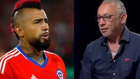 Arturo Vidal: "No sé cómo se llama este payasito que está en la tele". Mauricio Israel: "El salió de 'Melame'..."