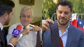 Simón Oliveros recordó cuando Sebastián Piñera le regaló su corbata en vivo: “Es mi favorita”