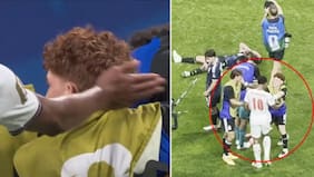Se enojó y lo palmeteó: Video muestra origen del comentado charchazo de Bellingham a jugador argentino