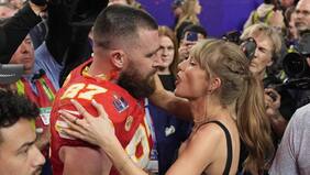 El apasionado beso de Taylor Swift y Travis Kelce tras su victoria en el Super Bowl 2024