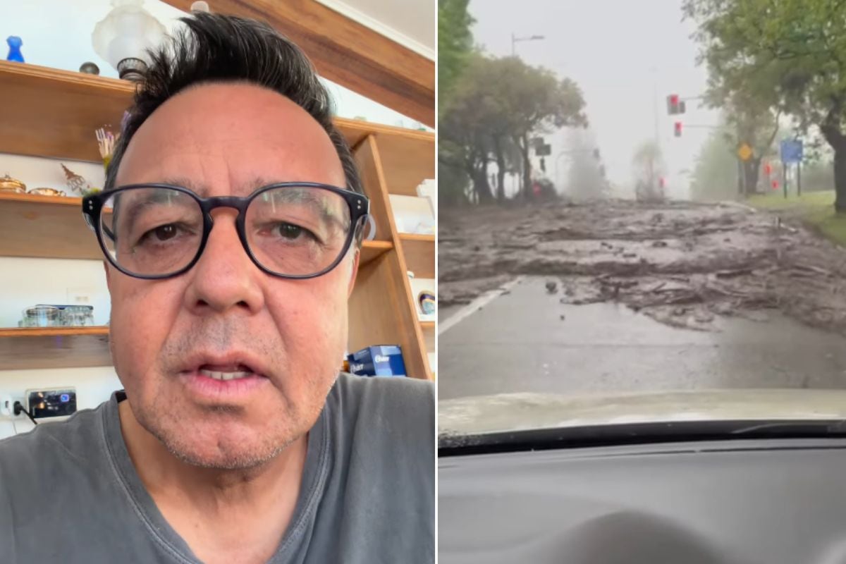 Ni sus colegas se salvaron: Álvaro Sanhueza explotó con un “¡Váyanse a la cresta!” tras video de su hija en pleno aluvión