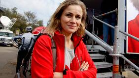 Amaya Forch y su hijo de siete años: "Tiene personajes. Un día va a trabajar a la oficina, otro día es un explorador..."