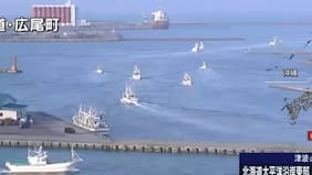 Videos: Japón emite una alerta de tsunami tras terremoto de magnitud 7,5 y SHOA reacciona