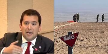 Diputado Araya - Minas antitanque