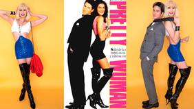 Di Mondo se disfrazó de Julia Roberts en "Pretty Woman" para Halloween