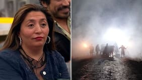 Filtraron imágenes: Pincoya fue sorprendida grabando para una película de terror