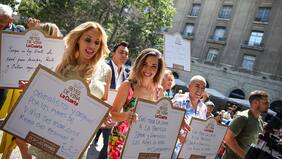 Las fotos de la presentación de candidatos a Reyes de Viña 2020 en la Plaza de Armas de Santiago
