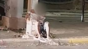 Graban nueva detención ciudadana en San Bernardo: presunto ladrón fue amarrado a poste