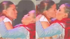 El comentado beso de China Suárez y Lali Espósito en pleno concierto: enloqueció al público presente