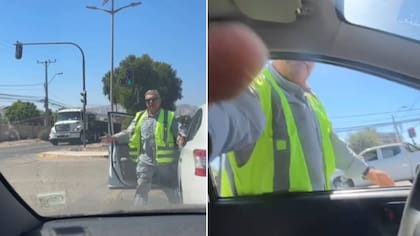 “¡¿Tenís algún problema, hue...?!“: graban y explican violenta reacción de chofer que agredió a equipo de prensa