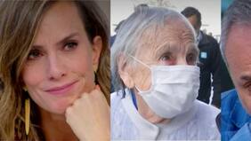 Hombre conmovido se acerca a regalarle su pensión a abuelita de 90 años en precaria situación que hizo larga fila y finalmente le informaron que no le corresponde bono covid-19