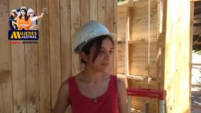 Joven maestra aprovechó su talento y creó emprendimiento en la construcción