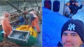 Hallan con vida a uno de los pescadores desaparecidos tras hundimiento de lancha en Magallanes