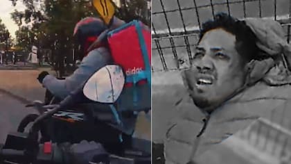 Todo quedó grabado: persiguen y retienen a motochorro extranjero que acusó inocencia con insólita frase tras captura