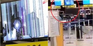 Esto deberá pagar el ciudadano haitiano que rompió pantallas en el Aeropuerto de Santiago