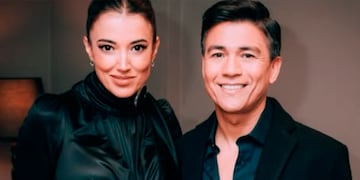 Américo y Yamila Reyna en una foto de Instagram.