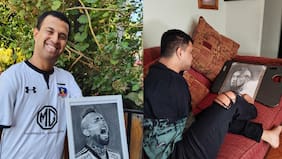 Rubén Poblete, el artista que retrata con los pies: “Tengo muchos sueños”