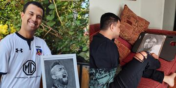 Rubén Poblete, el artista que retrata con los pies: “Tengo muchos sueños”