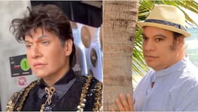 ¿Se parecen? Rafael Araneda sorprendió con imitación de Juan Gabriel