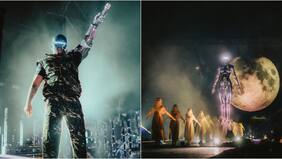 The Weeknd montó el escenario más grande en Chile: con estatua de seis metros y una luna de 210 kilos