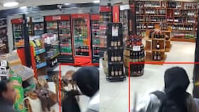“Los billetes, chuche...”: agresivo ladrón es grabado por cámaras de seguridad de botilleria en Linares