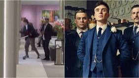 A lo Peaky Blinders: delincuentes asaltan una tienda vestidos como los personajes de la serie