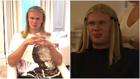 Se despidió de su melena: Erling Haaland sorprendió al mostrar su drástico cambio de look