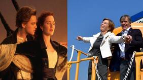 A lo Titanic: ministra Gloria Hutt y Valente recrean icónica escena de la película