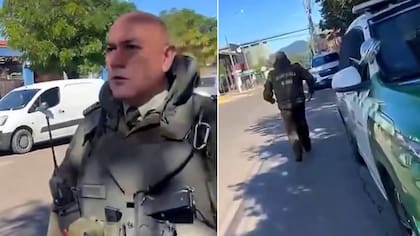 “¡¿Qué me importa?! ¡No te metas hue...!“: la versión que explicaría tenso cruce entre carabinero activo y otro en retiro