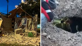 Descubren misteriosa bóveda bajo el mausoleo narco de Lo Espejo: entraron con perro antidrogas