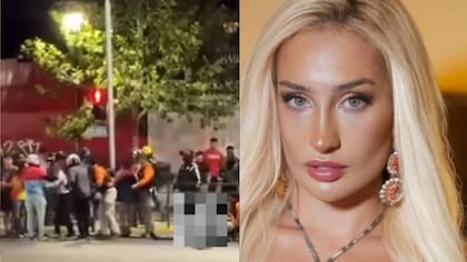 Impacto: Fran Maira atropelló a motorista y lo dejó grave