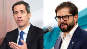 Juan Guaidó criticó al Presidente Boric por “relativizar lo que pasa en Venezuela”