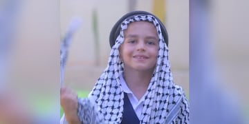 Ghassan Sahurie, niño chileno-palestino en Gaza