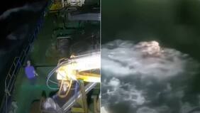 Elementos flotando en medio de la noche: se destapan videos posteriores al choque entre Bruma y Cobra