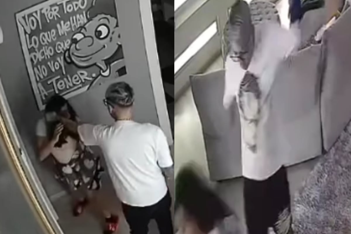 Frente a sus hijos: publican videos que muestran a reggaetonero chileno Balbi El Chamako agrediendo a su expareja