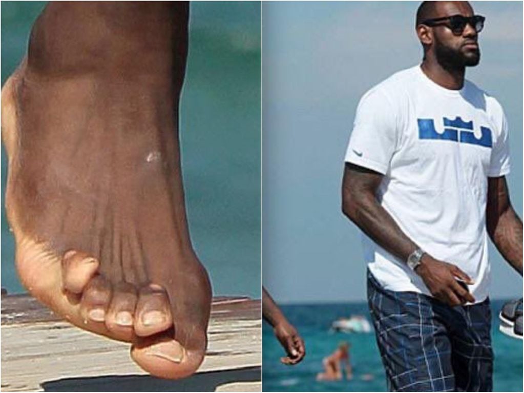 “El precio de la grandeza”: la impactante foto del pie de LeBron James tras 20 años de jugar en la NBA
