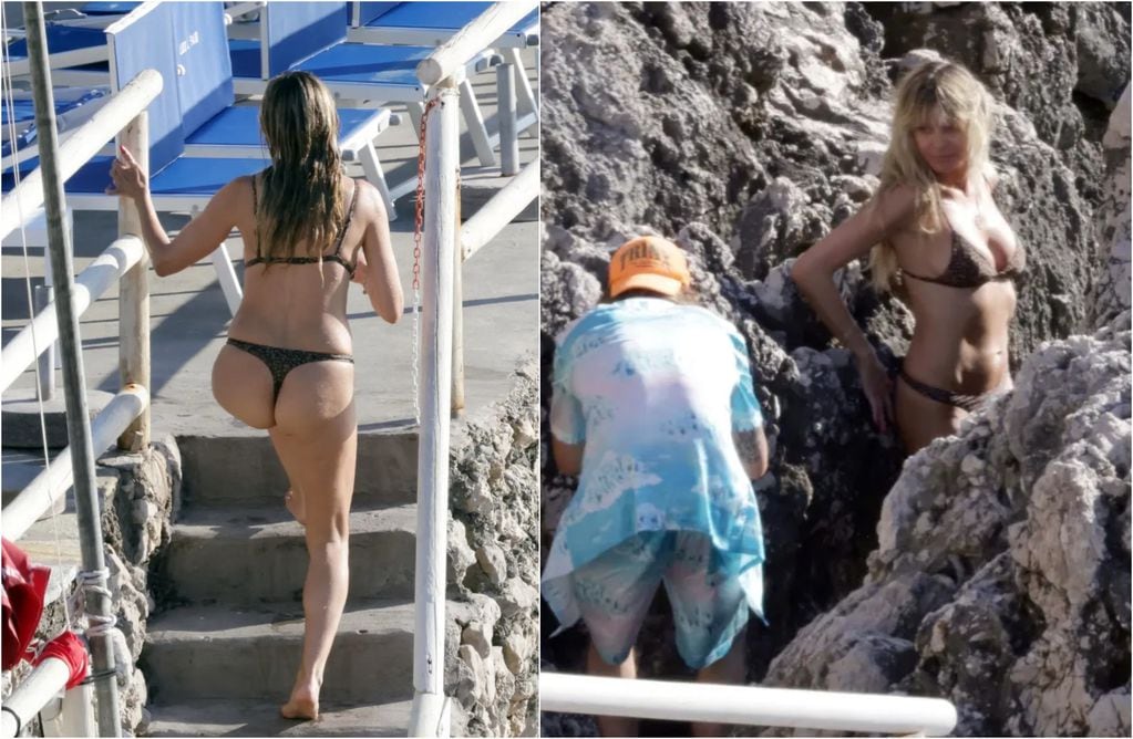 Heidi Klum fue paparazzeada en topless y se hizo viral