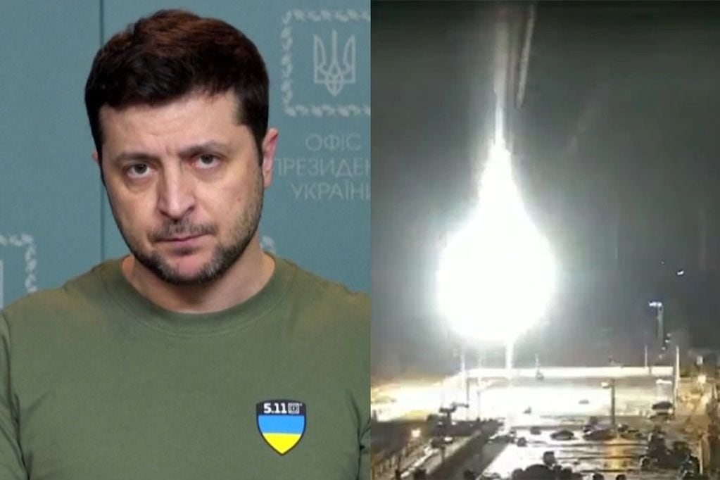 Zelensky y central nuclear.