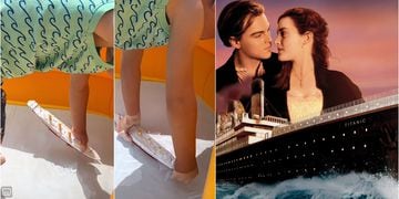 “La mejor representación de la película”: el hilarante tiktok de niño recreando hundimiento del Titanic