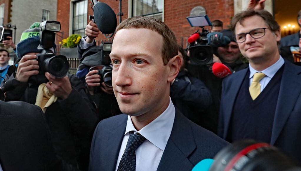 FILED - 04 February 2019, Ireland, Dublin: Facebook CEO Mark Zuckerberg leaves the Merrion Hotel after his meeting with Irish politicians to discuss the regulation of social media and harmful content. Zuckerberg defended the company's cryptocurrency project Libra before Congress on Wednesday and reassured lawmakers that he would not move forward without the approval of US regulators. Photo: Niall Carson/PA Wire/dpa