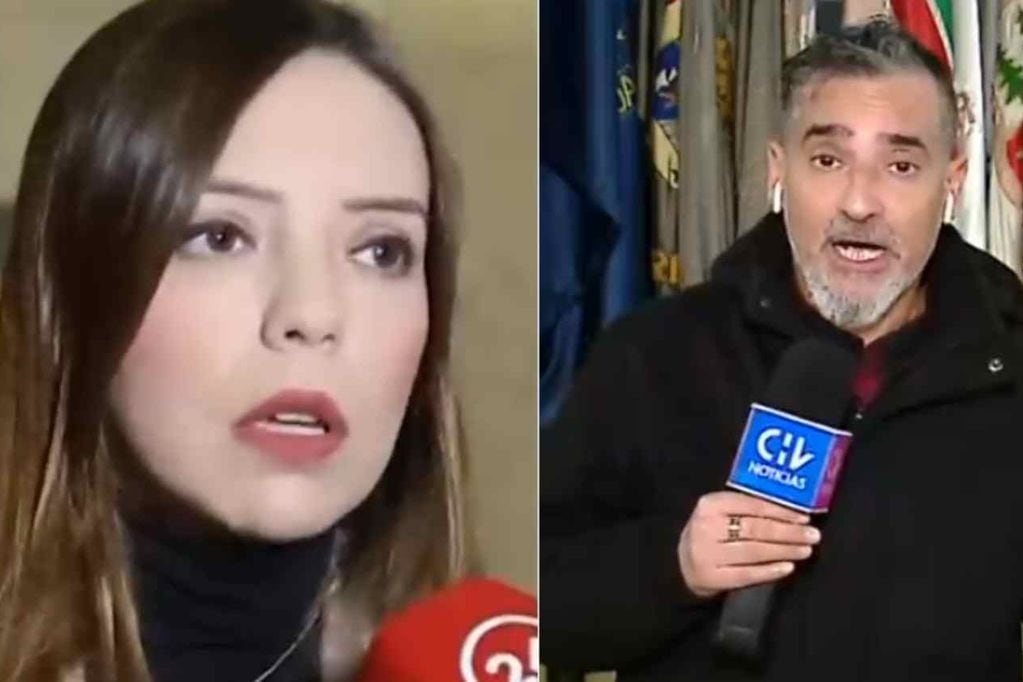 Guillermo San Martín se tomó un minuto en pantalla tras escuchar a la diputada Camila Flores.